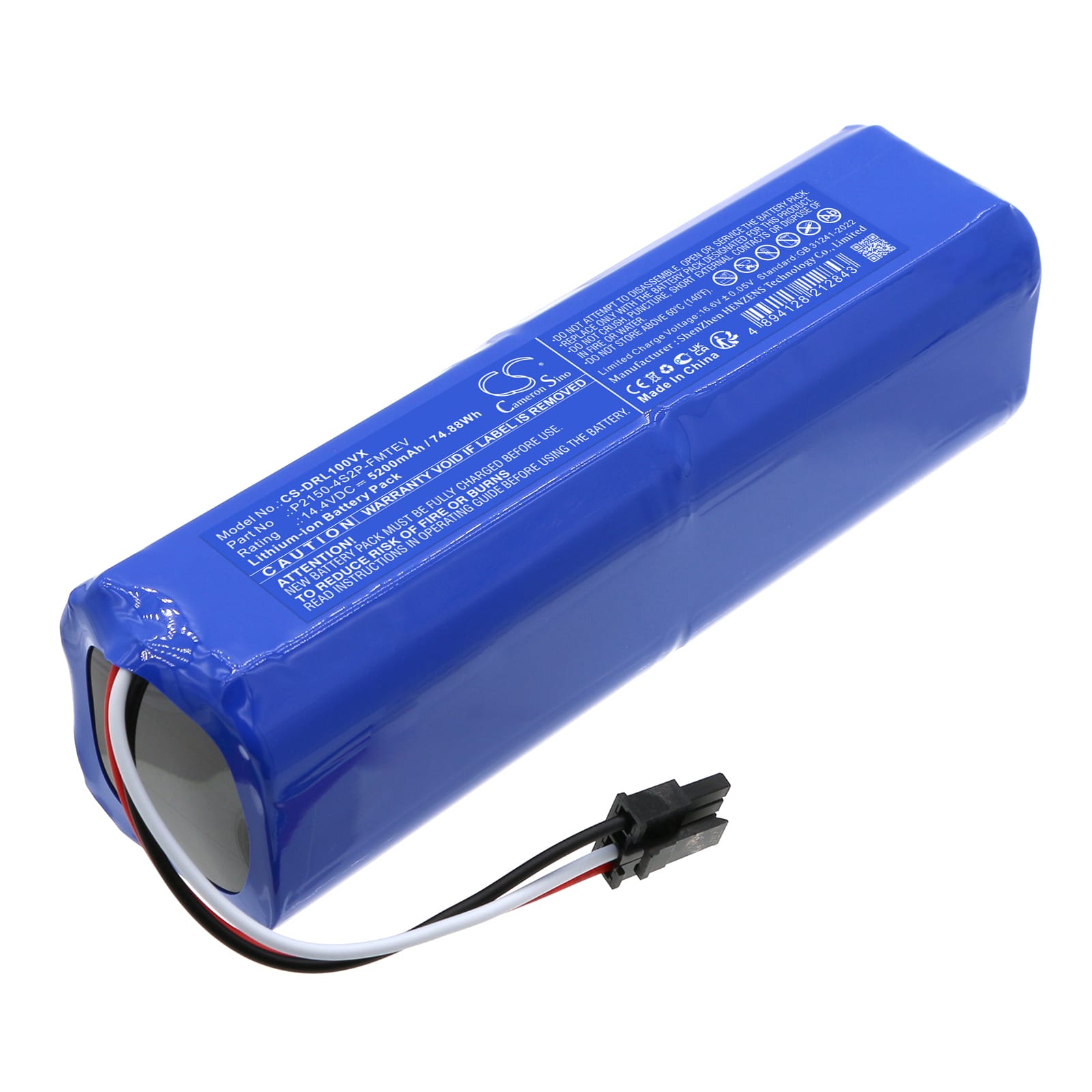 Batteri till Dreame D9 Max Gen 2 mfl - 5.200 mAh