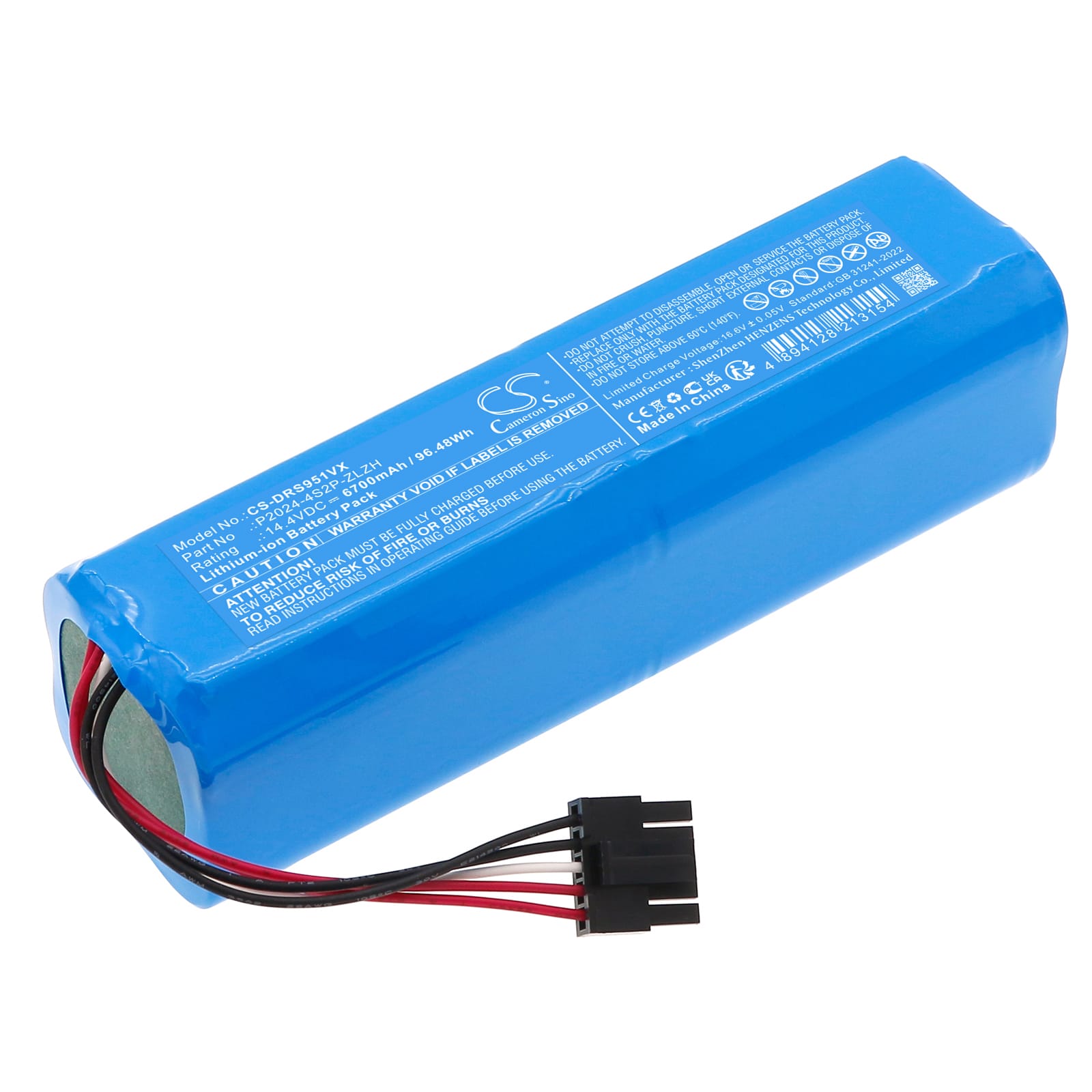 Batteri till Dreame S30 Pro Ultra mfl - 6.700 mAh