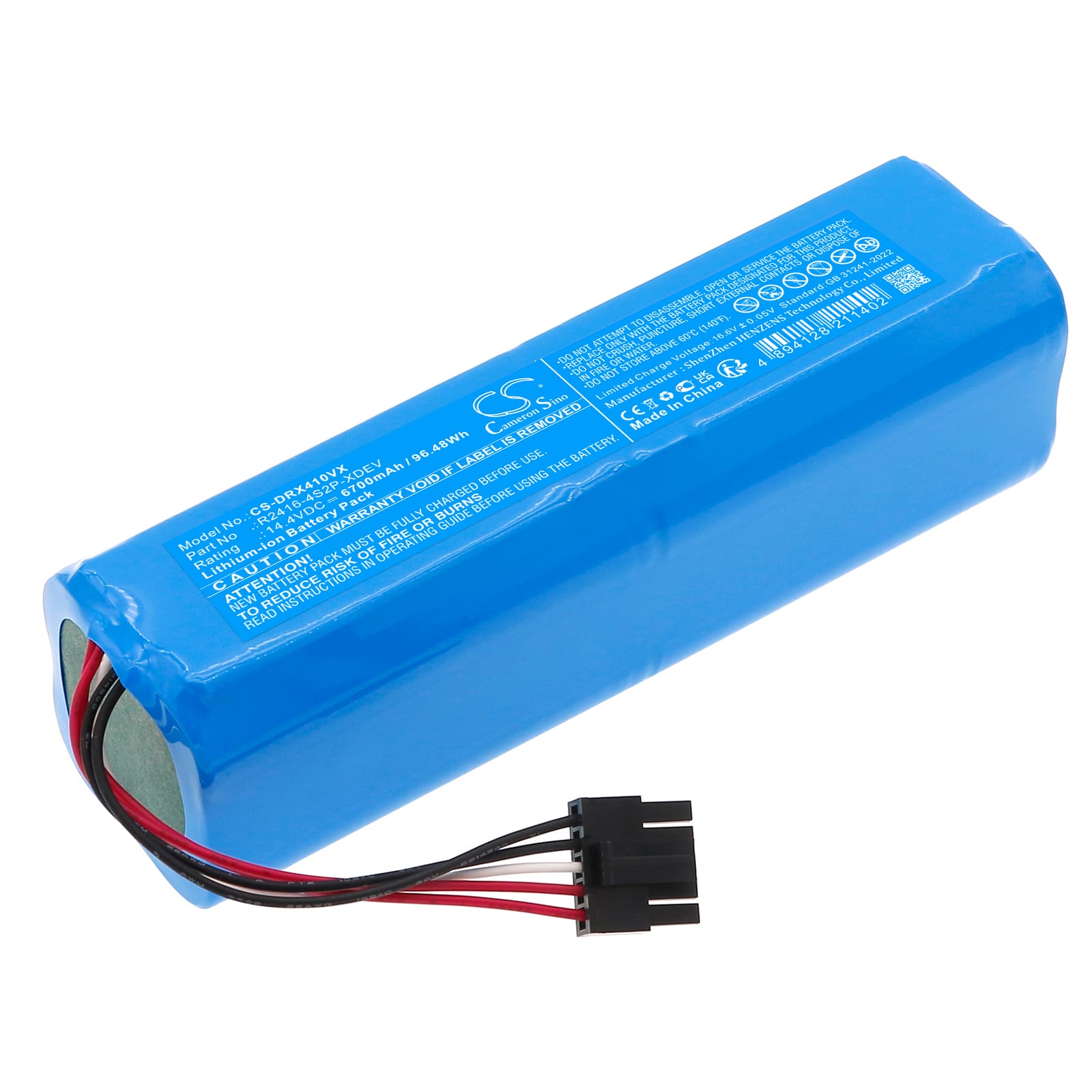 Batteri till Dreame Bot L20 Ultra /Bot X30 Ultra RLX56CE mfl - 6.700 mAh