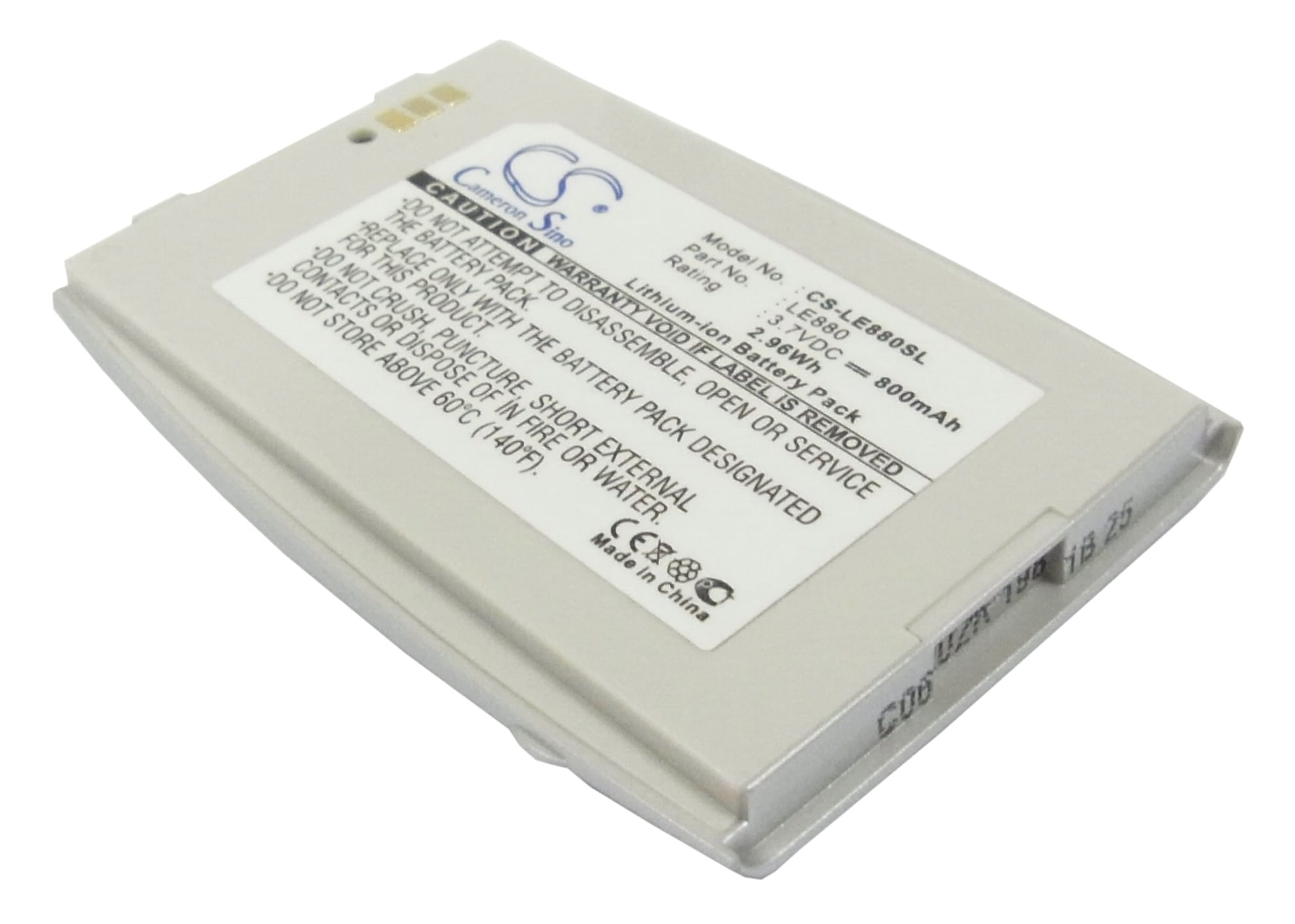 Batteri till LG EG880 mfl - 800 mAh