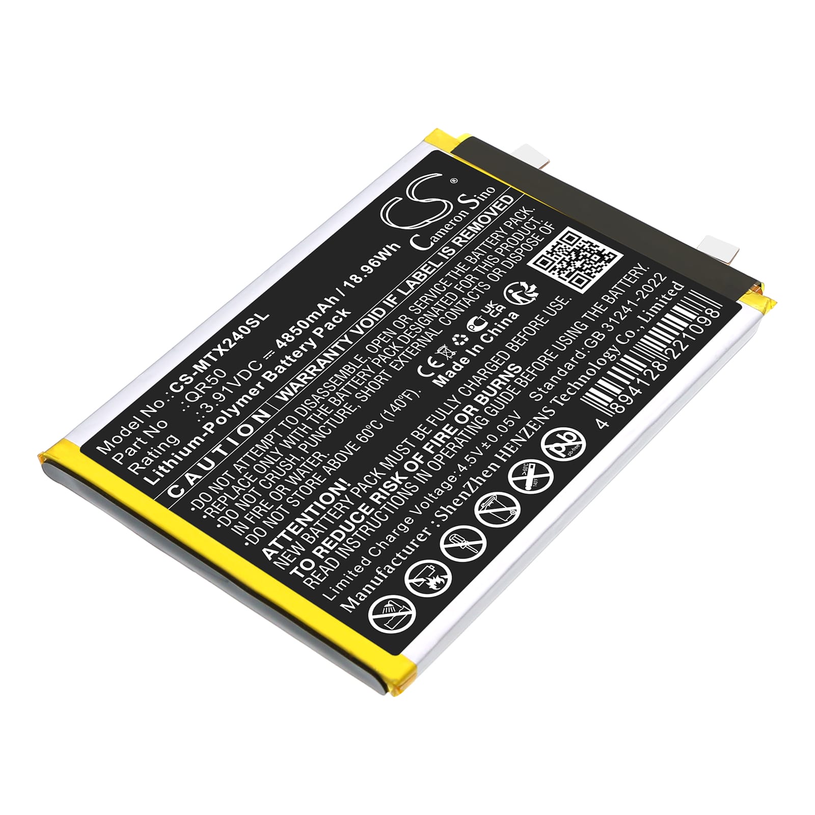 Batteri till Motorola Moto Edge 50 5G mfl - 4.850 mAh