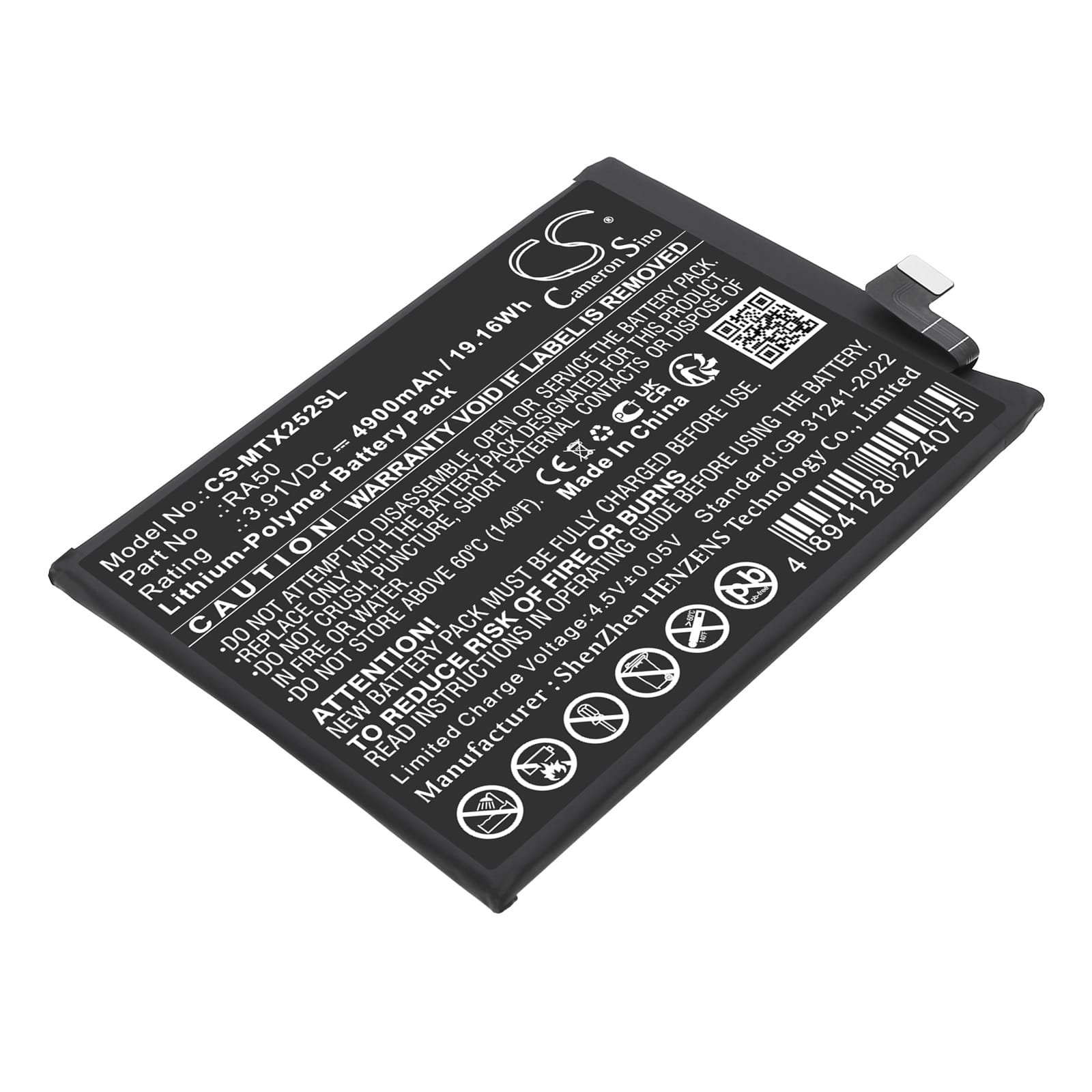 Batteri till Motorola Moto G 5G 2025 mfl - 4.900 mAh