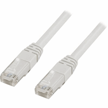 UTP Cat6 patchkabel 5m - Vit