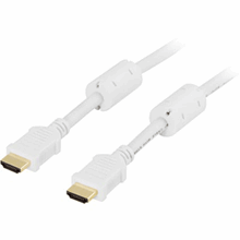 HDMI 1.4 Kabel vit 1 m