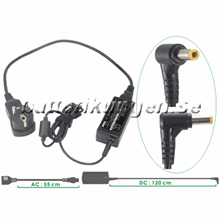 Nätadapter till Toshiba - 40 Watt - 2.5 mm tip