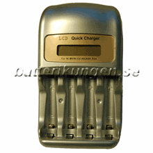 Batteriladdare AAA / AA inkl 4 AAA batterier