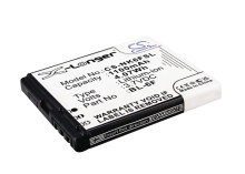 Batteri till Nokia N95 8 GB - 1.100 mAh