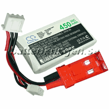 LiPo 2 cell - 7.4 V - 450 mAh
