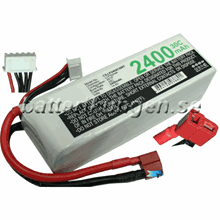 LiPo 4 cell - 14.8 V - 2.400 mAh