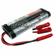 RC Batteri - 7.2 V - 3.000 mAh