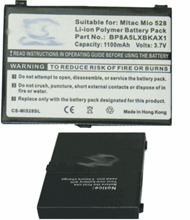 Batteri till Navman PIN Pocket mfl - 1300 mAh