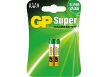 2 st AAAA Alkaline batteri - GP